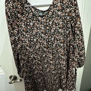Floral Long Sleeve Dress